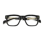 Bold Black Rectangle Eyeglasses - Hình 6