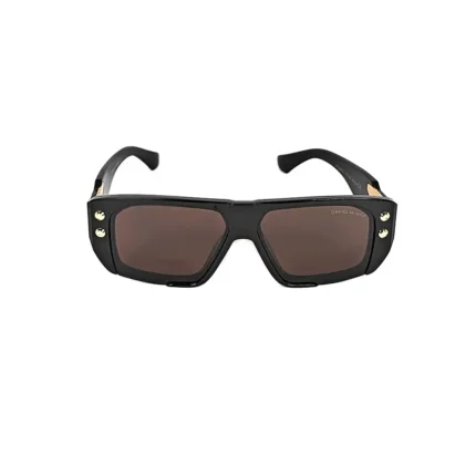 Daniel Morris Black Studded Shield Sunglasses - Hình 2