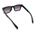 Bold Black Rectangle Sunglasses - Hình 6