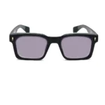 Bold Black Rectangle Sunglasses - Hình 2