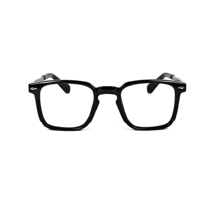 Classic Black Rectangular Eyeglasses