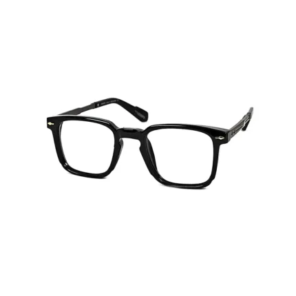 Classic Black Rectangular Eyeglasses - Hình 2