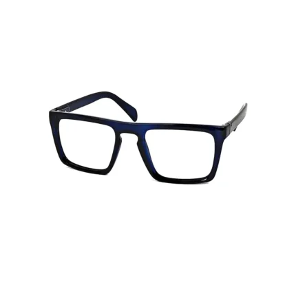 Women's Translucent Blue Square Eyeglasses - Hình 2