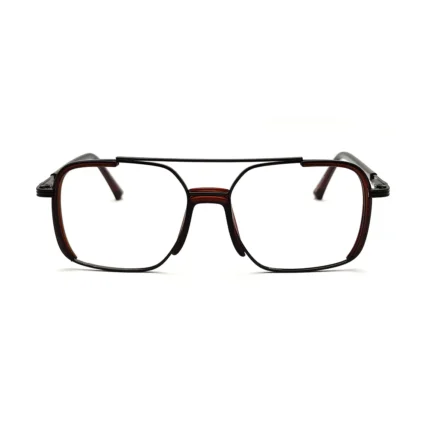 Women's Retro Brown Aviator Eyeglasses - Hình 2