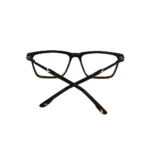 Black Men's Two-Tone Square Eyeglasses - Hình 6