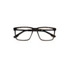 Black Men's Two-Tone Square Eyeglasses - Hình 7