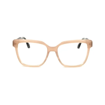 Men's Nude Beige Square Eyeglasses - Hình 2