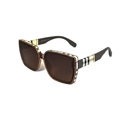 Women's Plaid Square Sunglasses