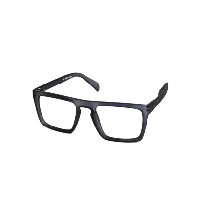 Matte Black Rectangular Eyeglasses - Hình 2