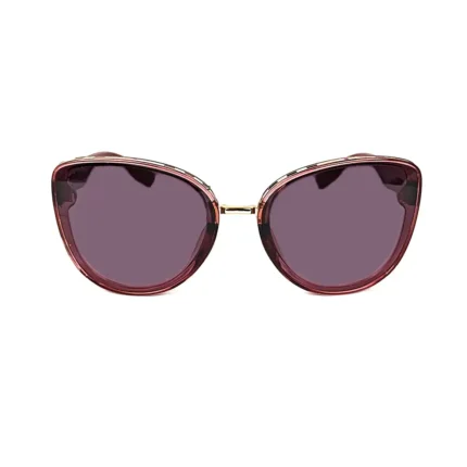 Women's Burgundy Cat Eye Sunglasses - Hình 2