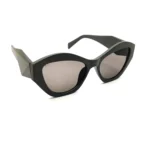 Avant-Garde Black Cat-Eye Sunglasses - Hình 2