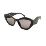 Avant-Garde Black Cat-Eye Sunglasses - Hình 3