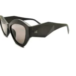 Avant-Garde Black Cat-Eye Sunglasses - Hình 4