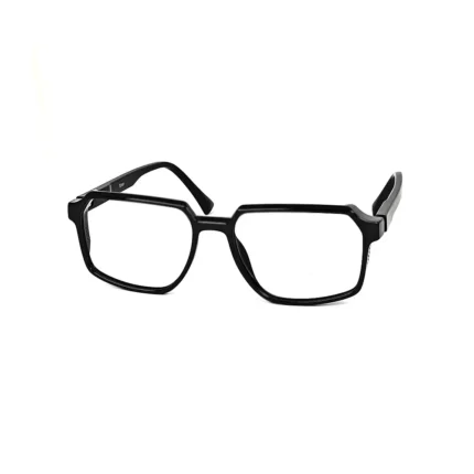 Men's Dark Brown Octagonal-Rectangular Eyeglasses - Hình 2
