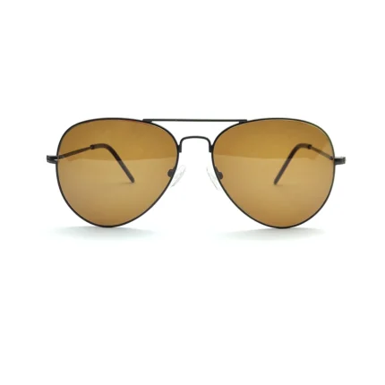 Warm Women's Matte Black Aviator Sunglasses - Hình 2