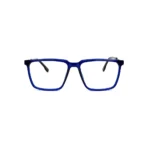 Bold Blue Rectangular Eyeglasses - Hình 2