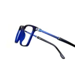 Bold Blue Rectangular Eyeglasses - Hình 10