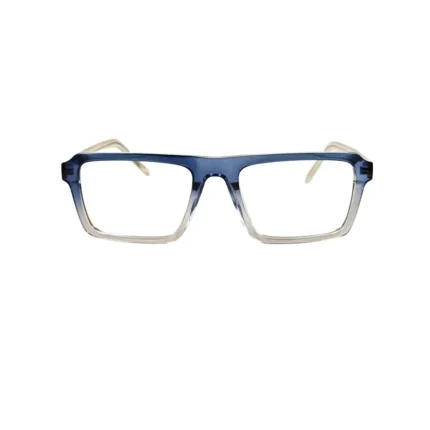 Women's Gradient Blue Square Eyeglasses