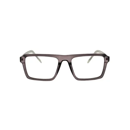 Chic Women's Translucent Grey Rectangular Eyeglasses