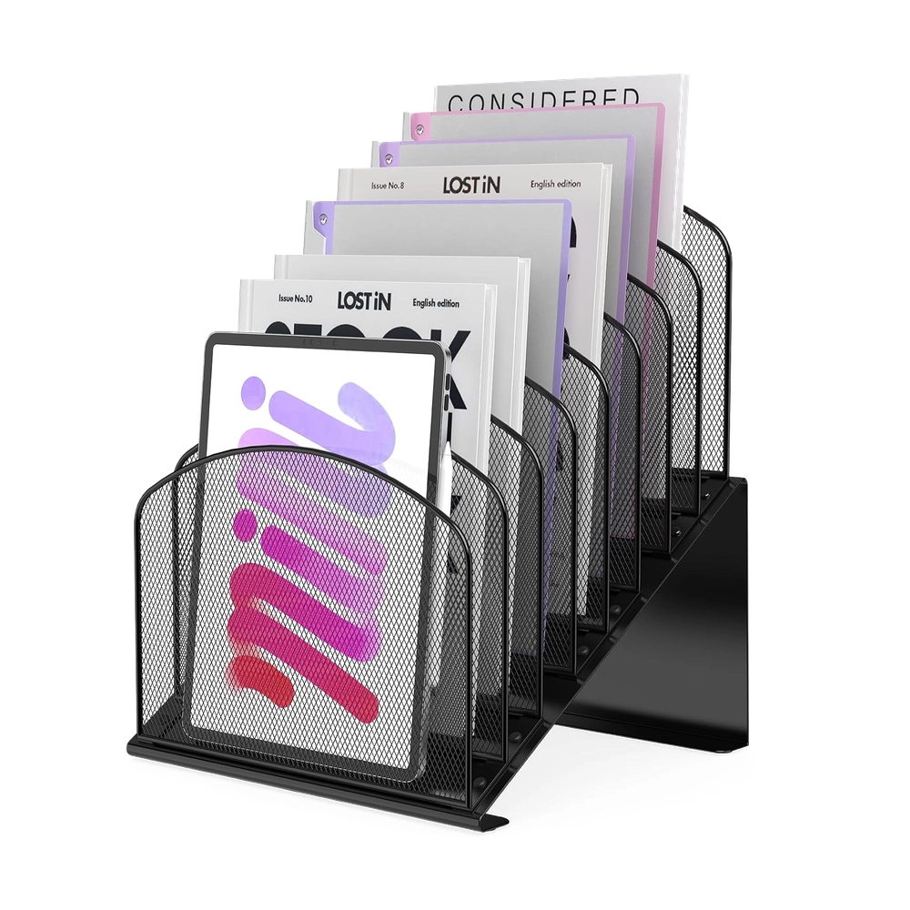 Black Mesh Magazine File Holder