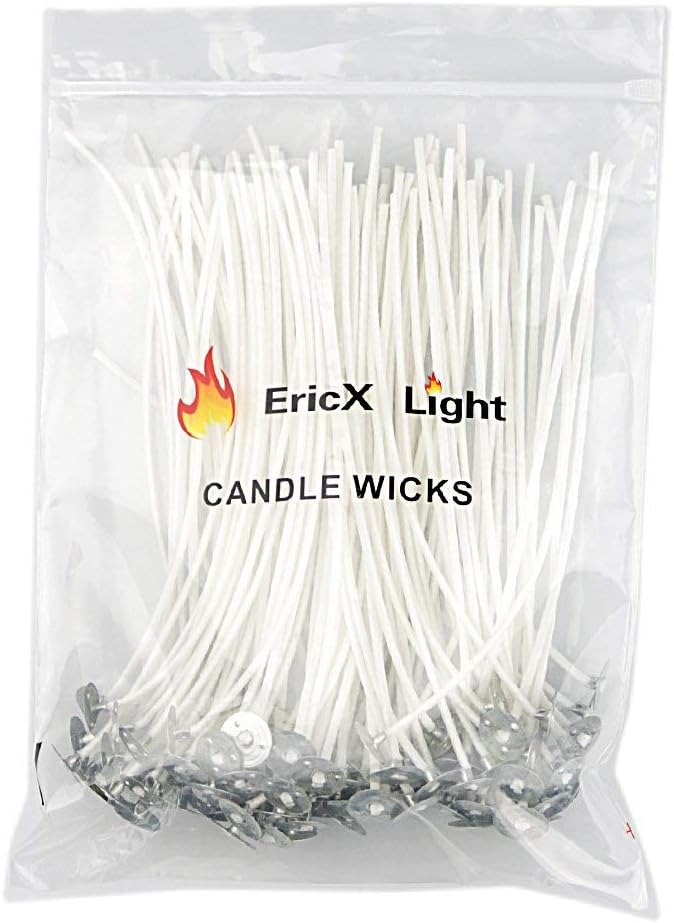 Light 6 Inch Cotton Candle Wicks