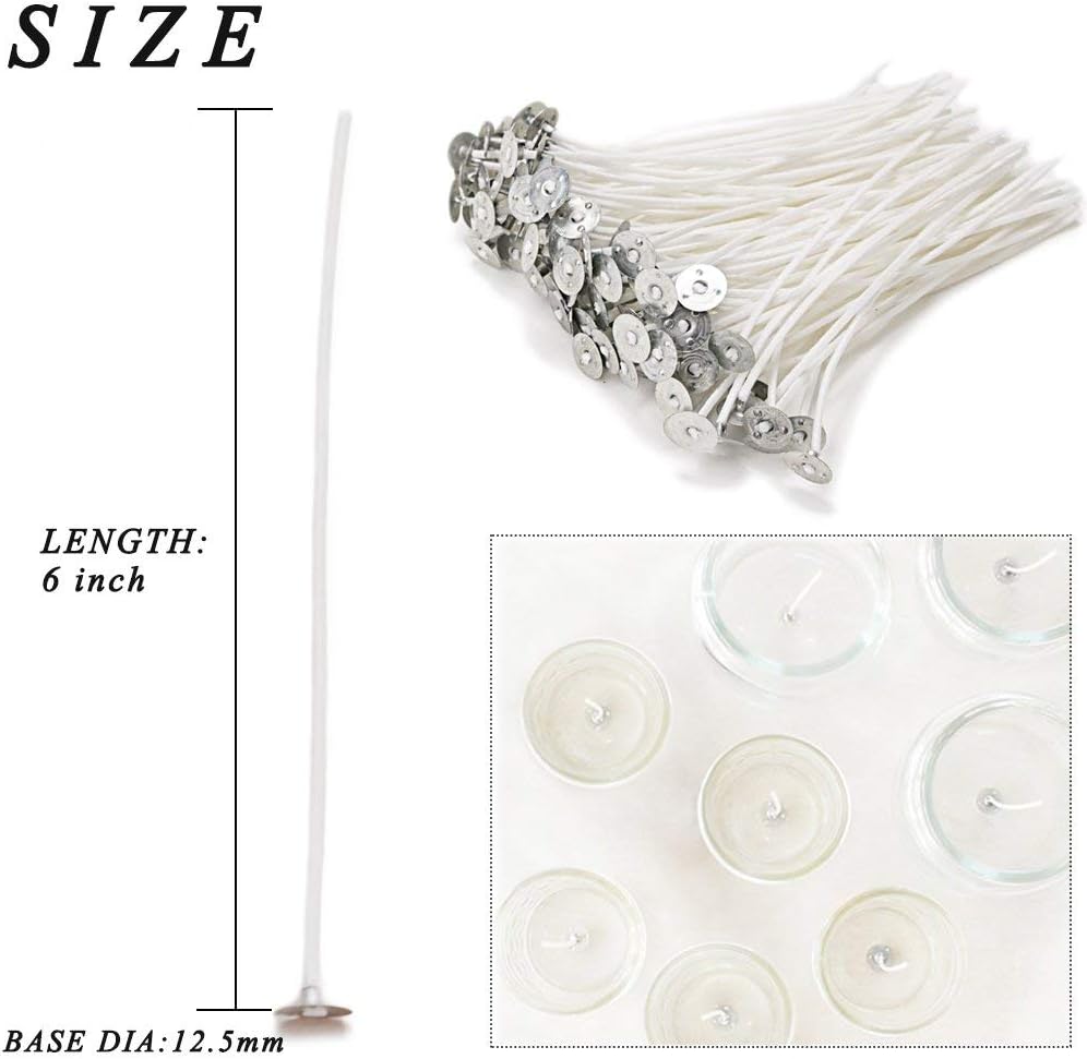 Light 6 Inch Cotton Candle Wicks - image 2