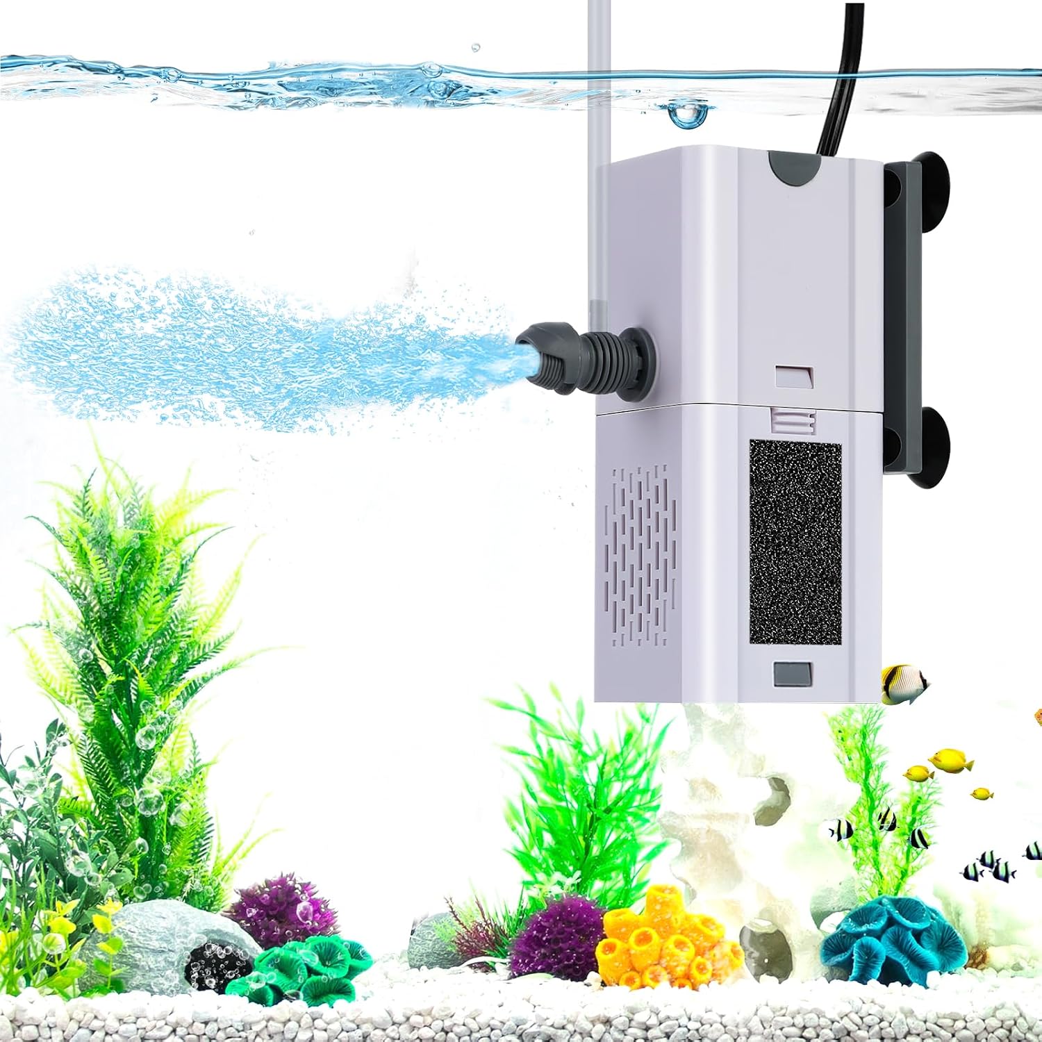 Aquarium Internal Filter with Dual Filtration - Hình 11