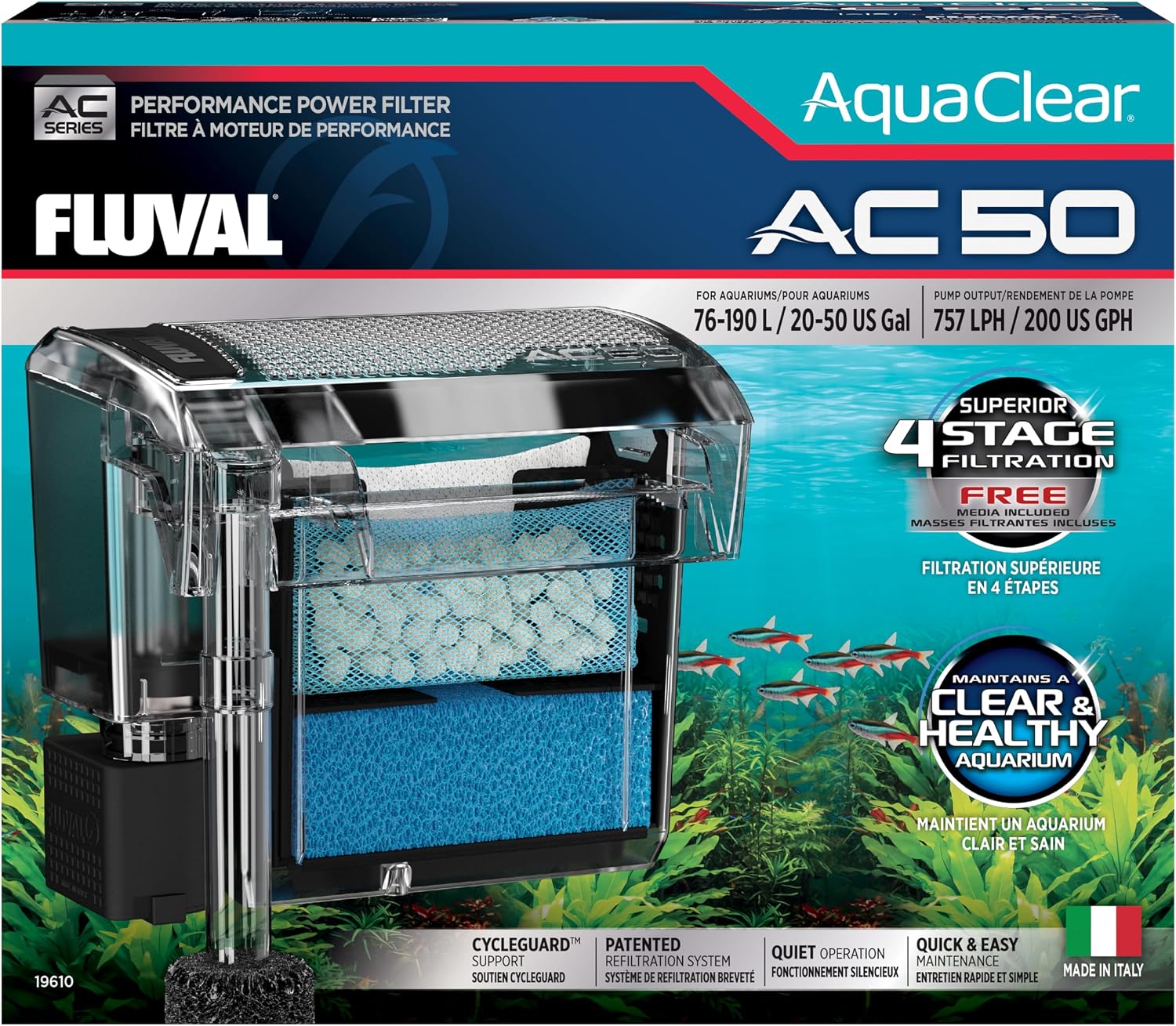 Fluval AquaClear 50 HOB Filter