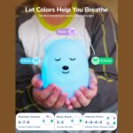 Soothing Purple Bear Breathing Light for Mindful Relaxation — view 2