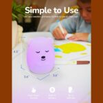 Soothing Purple Bear Breathing Light for Mindful Relaxation — view 5