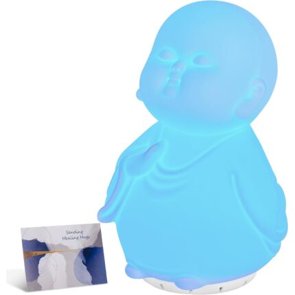 Enlightened Monk Breathing Light with Guided Meditation