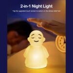 Zen-Inspired Blue Monk Breathing Light for Relaxation — view 3
