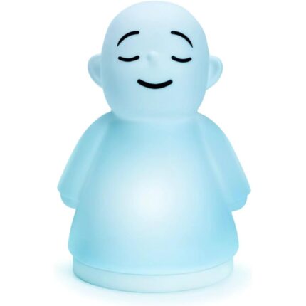 Zen-Inspired Blue Monk Breathing Light for Relaxation