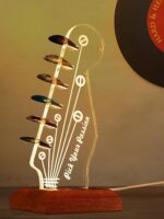 LED Guitar Pick Display Stand – LED Guitar Headstock Pick Display with — view 9