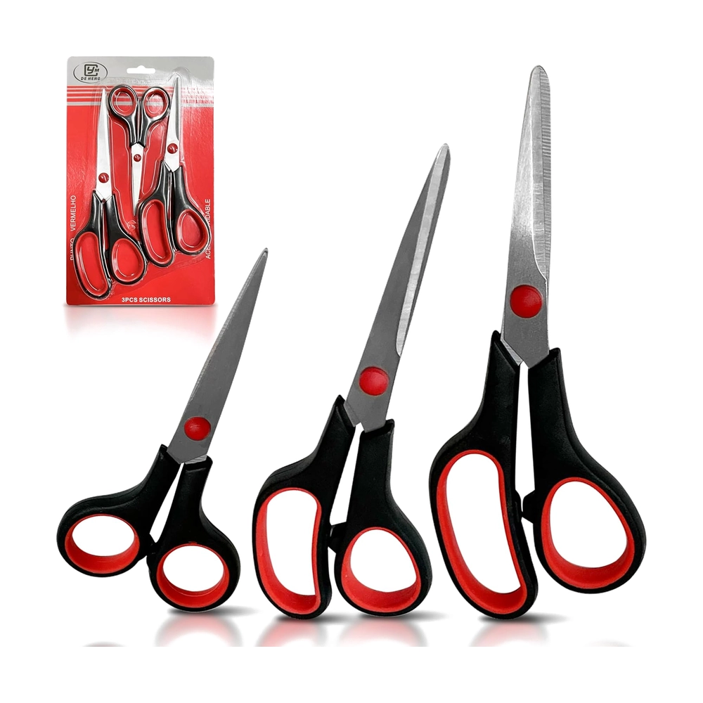 Multi-Size Scissor Set - 3 Pack