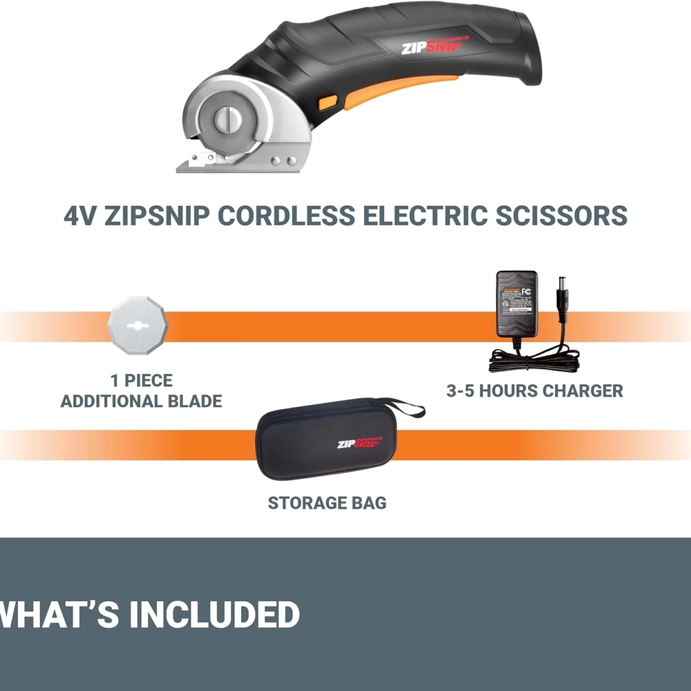 Cordless Electric Rotary Cutter with Storage Case — view 8