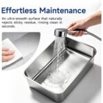 Durable Stainless Steel Cat Litter Box with Odor Control — view 5