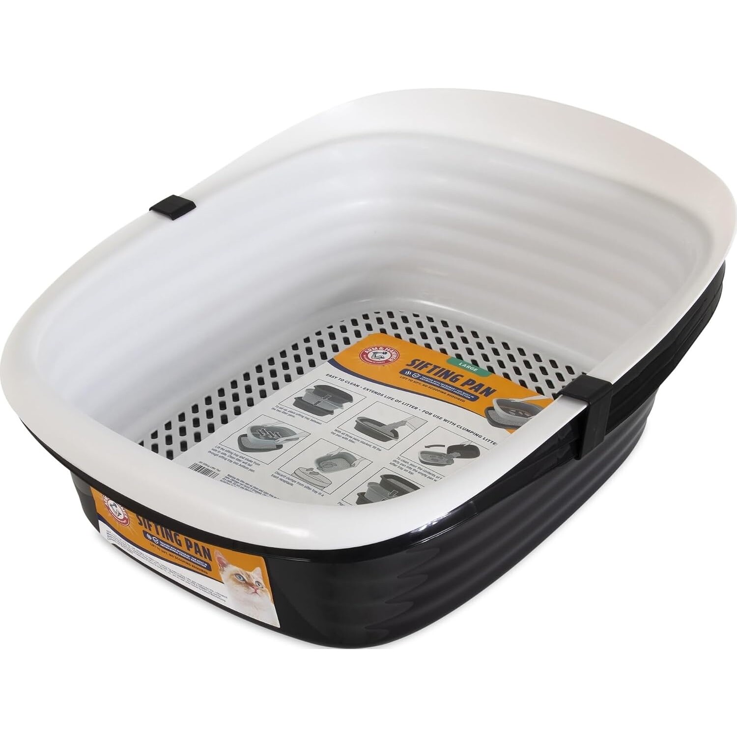 Arm & Hammer Sifting Litter Pan System for Easy Cleaning Arm & Hammer Sifting Litter Pan System for Easy Cleaning