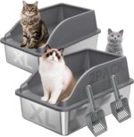 XL Cat Litter Boxes 2-Pack – 2-Pack XL Cat Litter Boxes with High — view 10