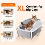 XL Cat Litter Boxes 2-Pack – 2-Pack XL Cat Litter Boxes with High — view 2