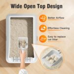 XL Cat Litter Boxes 2-Pack – 2-Pack XL Cat Litter Boxes with High — view 6