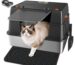 XL Enclosed Cat Litter Box with Full Flip-Top & Odor Filter