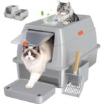 XL Top-Entry Cat Litter Box with Odor Control & Anti-Scatter Design — view 11