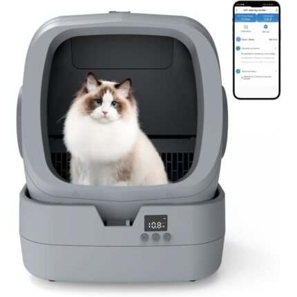 Smart Semi-Enclosed Cat Litter Box – Smart Semi-Enclosed Self-Cleaning