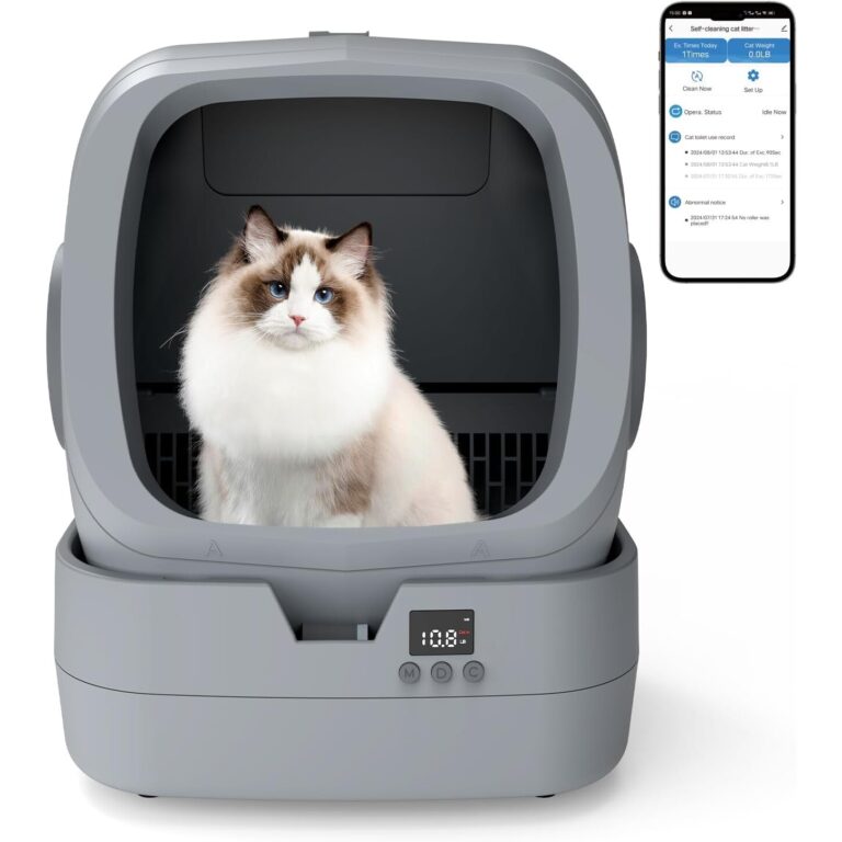 Smart Semi-Enclosed Cat Litter Box - Smart Semi-Enclosed Self-Cleaning