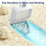 Top Entry Cat Litter Box – Large with Wide Guard & Scoops — view 5