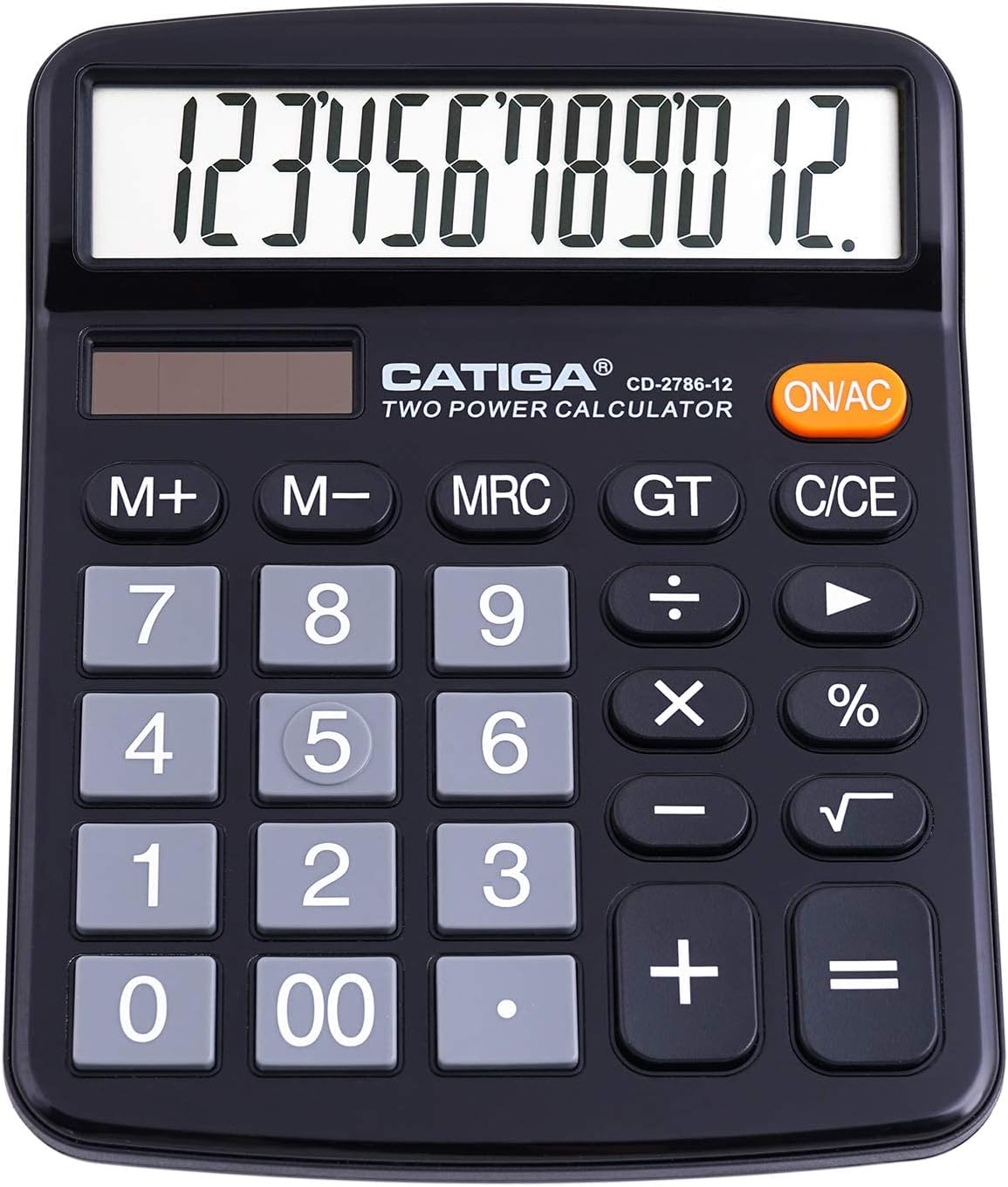 CATIGA CD-2786-12 Black Desktop Calculator