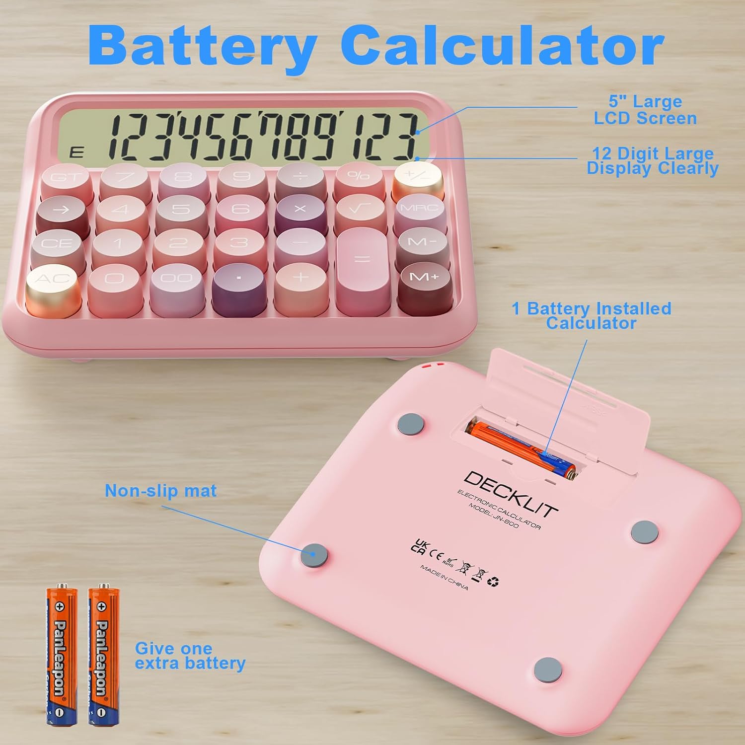 Cute Pink Calculator - Hình 3