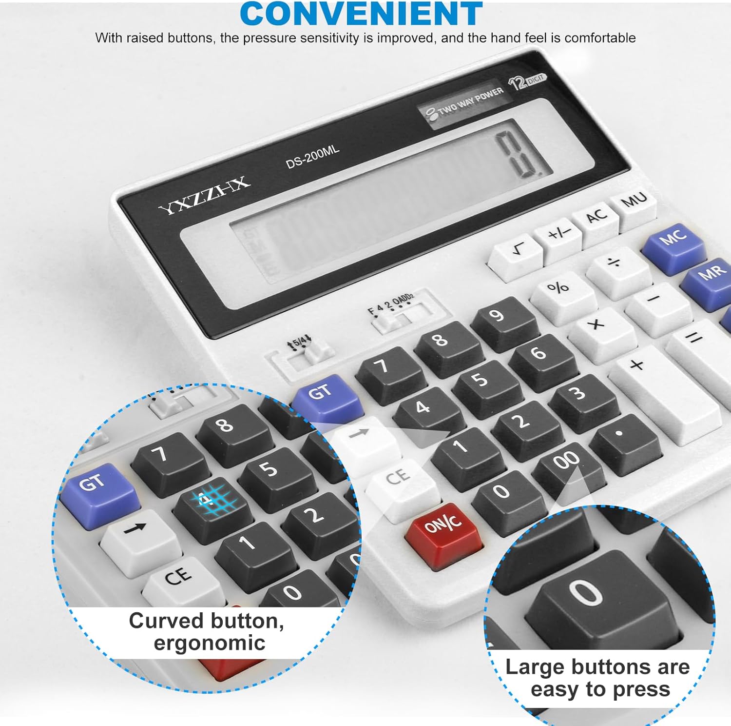 YXZZHX DS-200ML Desktop Calculator - Hình 5