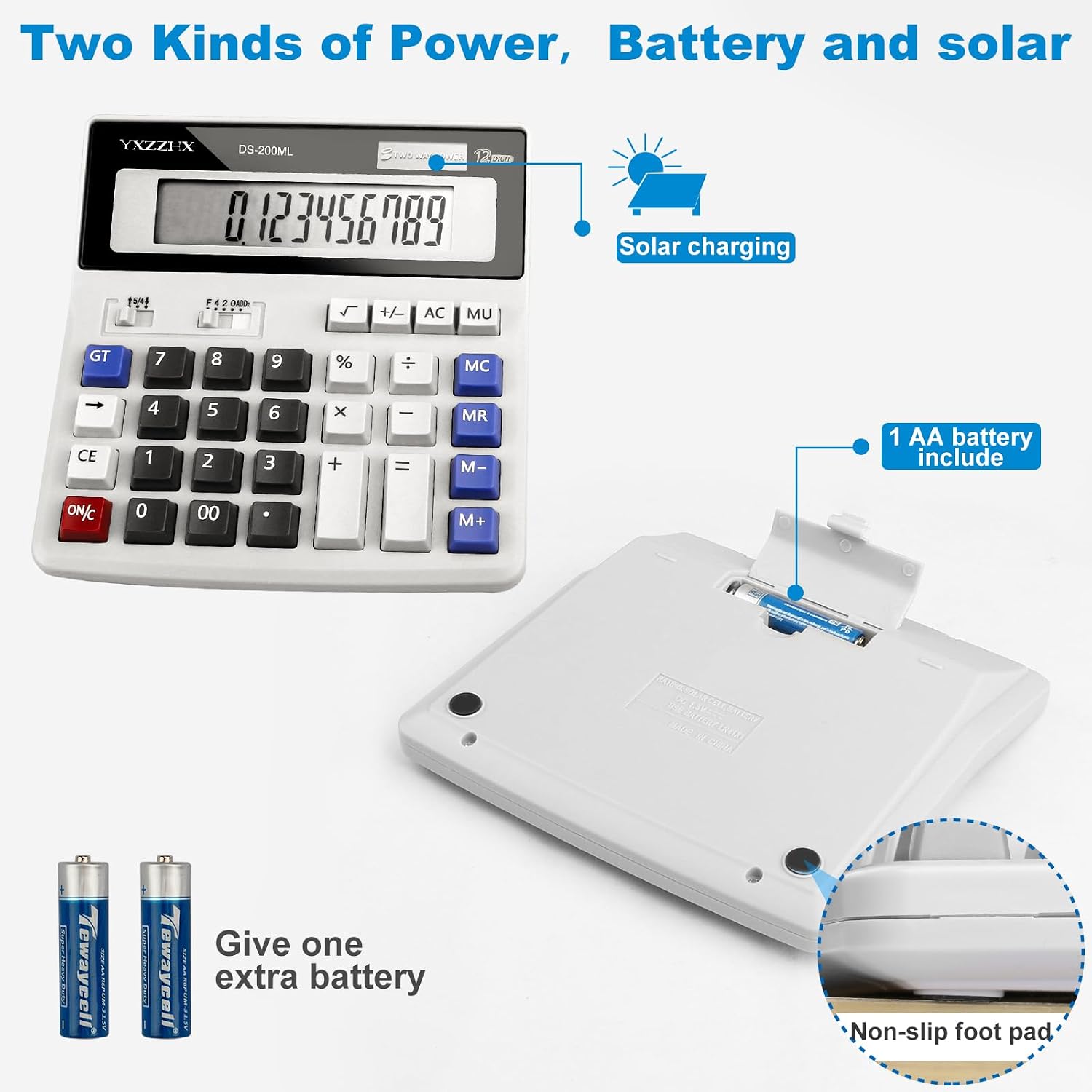 YXZZHX DS-200ML Desktop Calculator - Hình 4